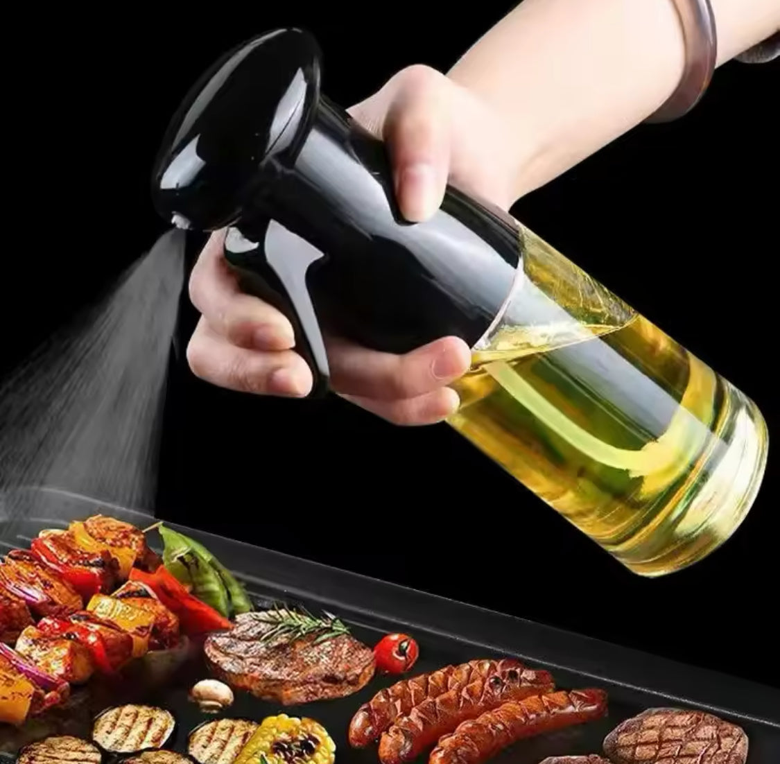 Glass Oil Spray Bottle – Cooking & BBQ -  Get deals pk