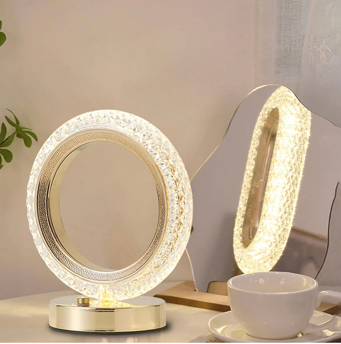 Round Shape Crystal Table Lamp, Luxury Modern Crystal Lamp, Decoration Light -  Get deals pk