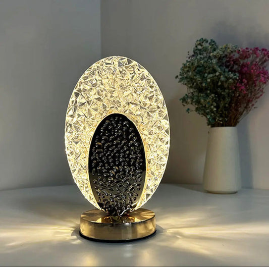 USB Cordless Desk Light, Touch Control Crystal Beside Lamp, Portable Night Light Bedside Lamp -  Get deals pk