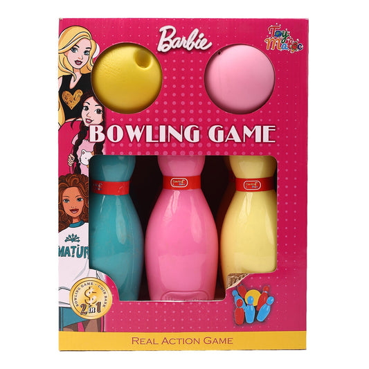 Barbie Bowling Game Set for Kids – Fun Indoor Play -  Get deals pk