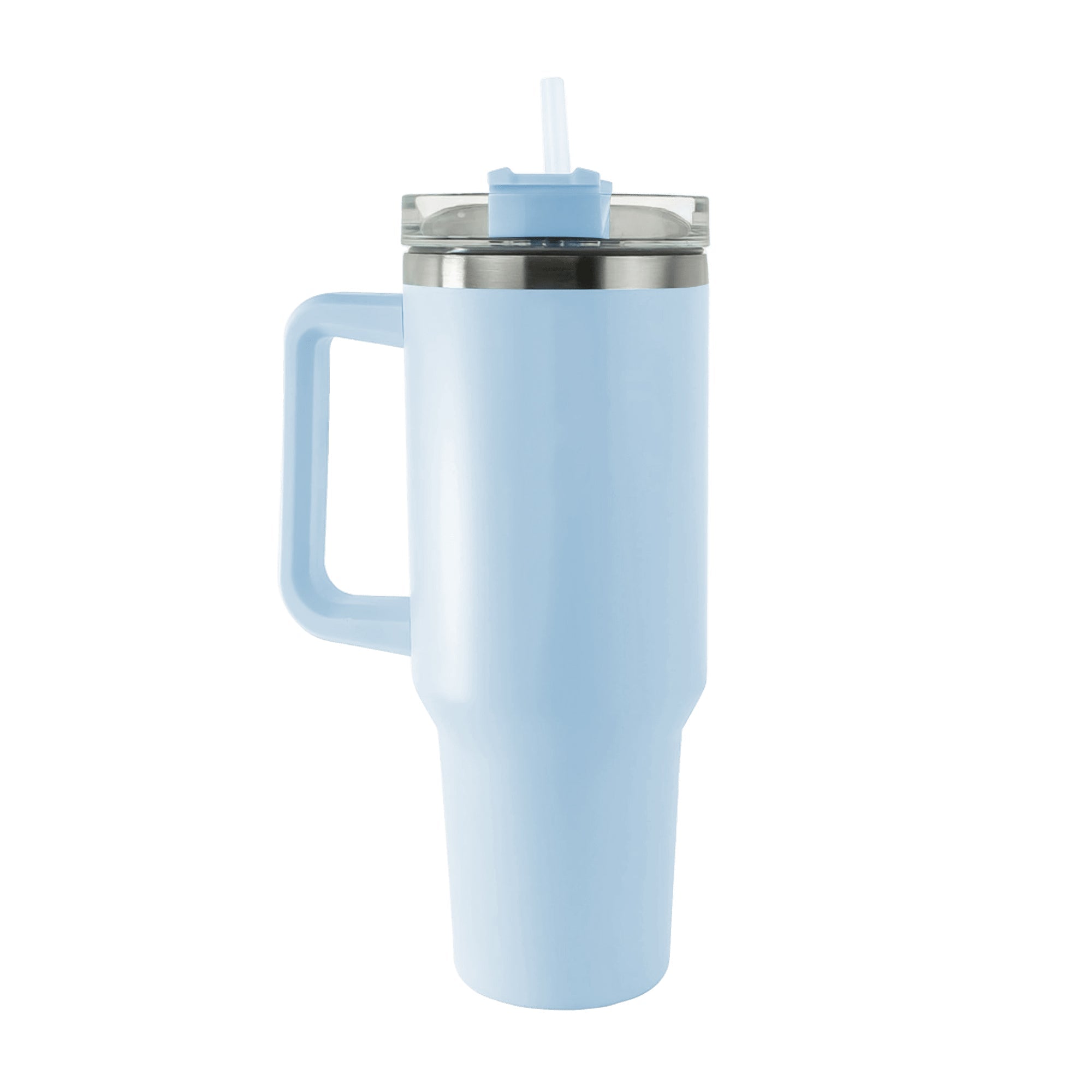 1200 ml Tumbler with Handle Straw(Random color)