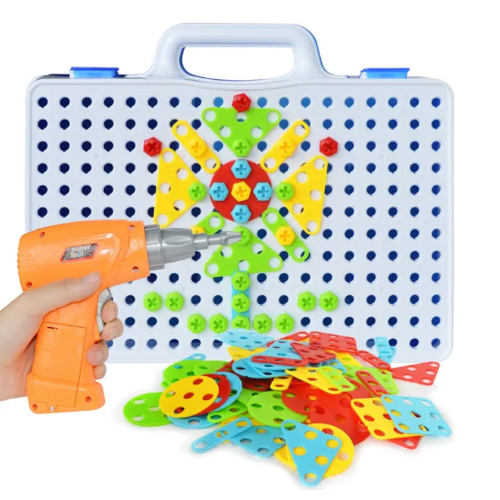 Children's Power Toolbox Assembly 249 Pieces -  Get deals pk