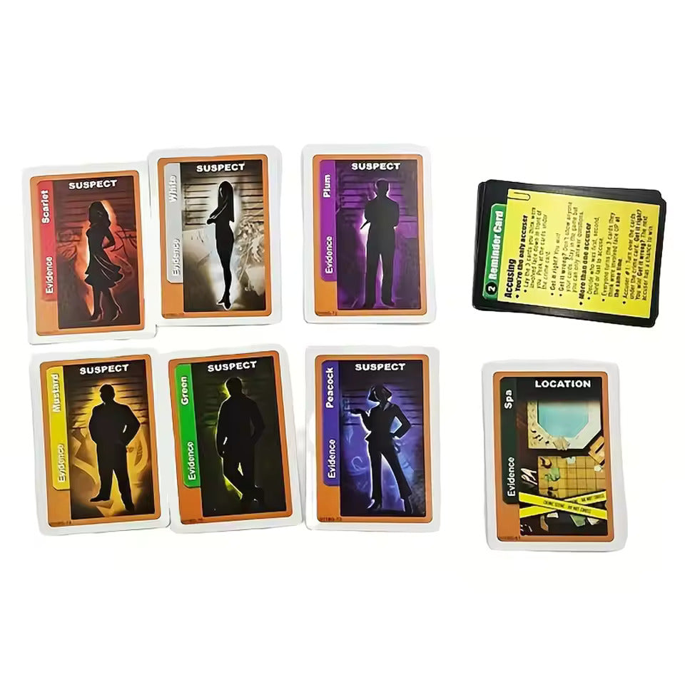 Cluedo Suspect Card Game