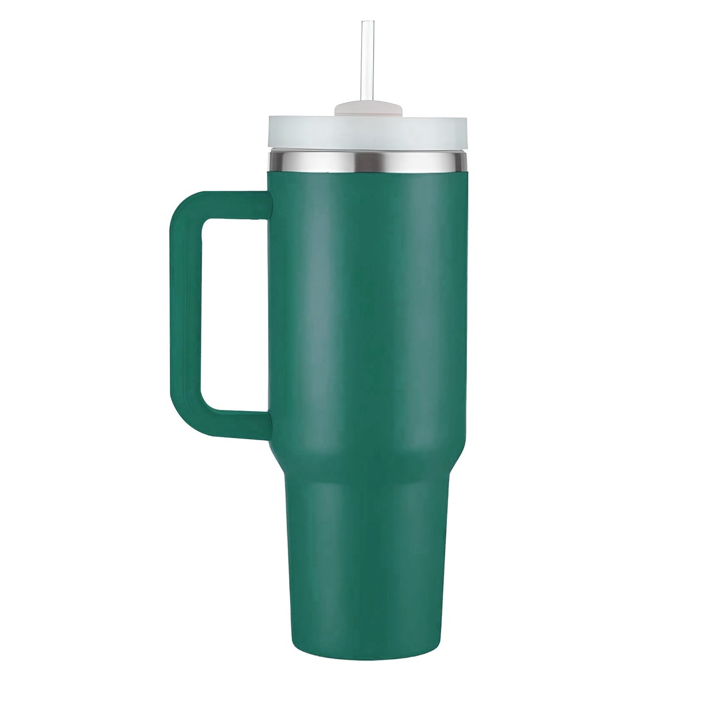 1200 ml Tumbler with Handle Straw(Random color)
