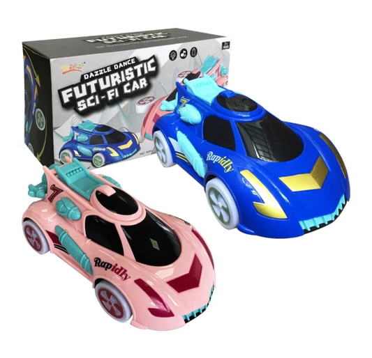 Dazzle Dance Futuristic Sci-Fi Car