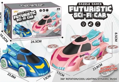 Dazzle Dance Futuristic Sci-Fi Car