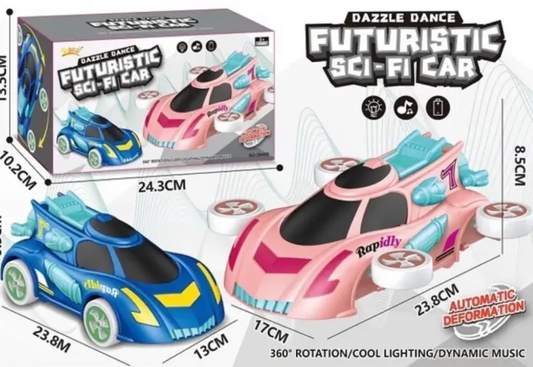 Dazzle Dance Futuristic Sci-Fi Car