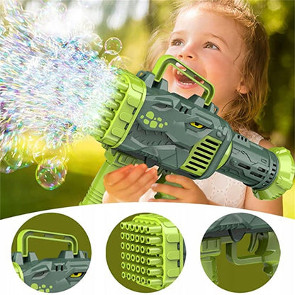Dinosaur Bubble Bazooka Gun