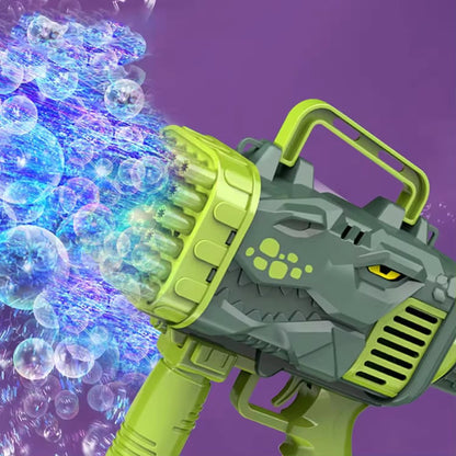 Dinosaur Bubble Bazooka Gun