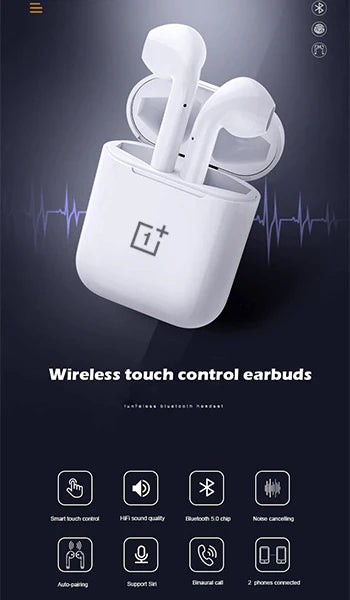 OnePlus Style Premium Wireless Earbuds – Sleek & Powerful Sound -  Get deals pk