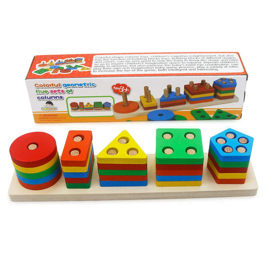 Geometric Wooden Set