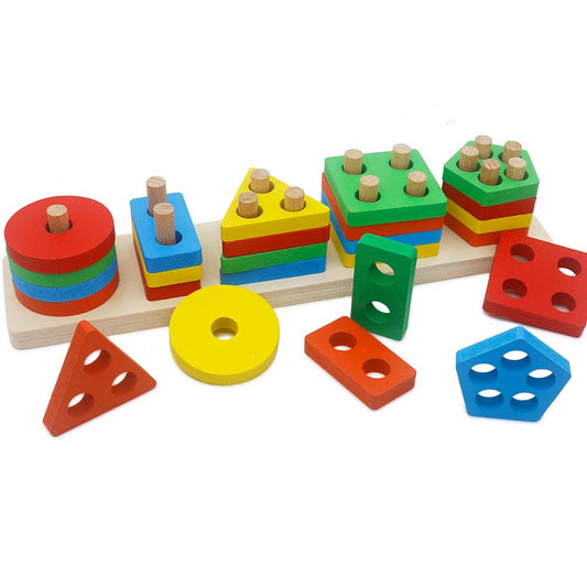 Geometric Wooden Set
