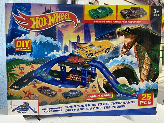 Hot Wheels Car Track 25 Pieces