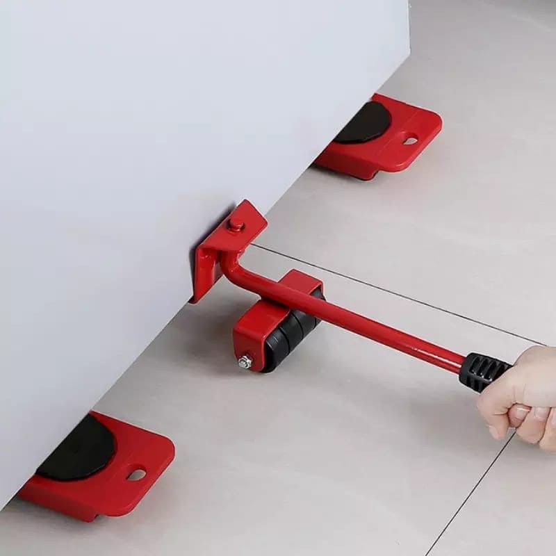 5-in-1 Heavy Duty Furniture Lifter & Moving Tool Set – Flexible Slider & Roller Kit 💪 -  Get deals pk