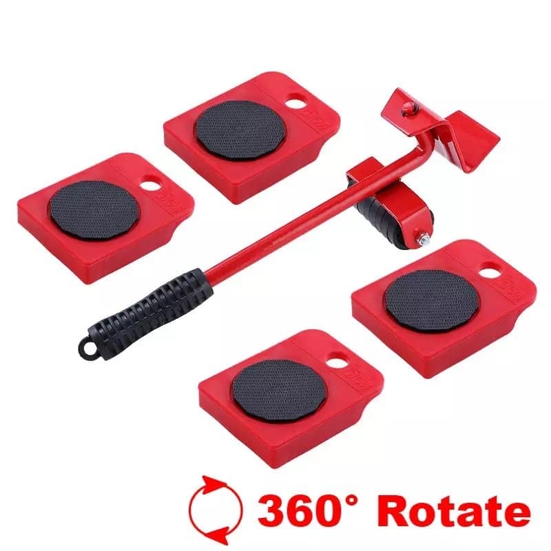 5-in-1 Heavy Duty Furniture Lifter & Moving Tool Set – Flexible Slider & Roller Kit 💪 -  Get deals pk