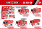 6-Wheeler Pull Back Fire Truck Set – Emergency Rescue Vehicle Toy for Kids -  Get deals pk