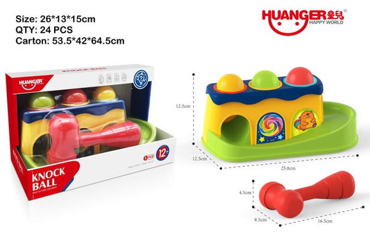 Huanger Baby Knock Ball Toy – Colorful Pound & Drop Game for Toddlers -  Get deals pk