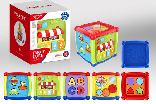 Huanger Baby Activity Cube – 6-in-1 Educational Learning Toy for Toddlers -  Get deals pk
