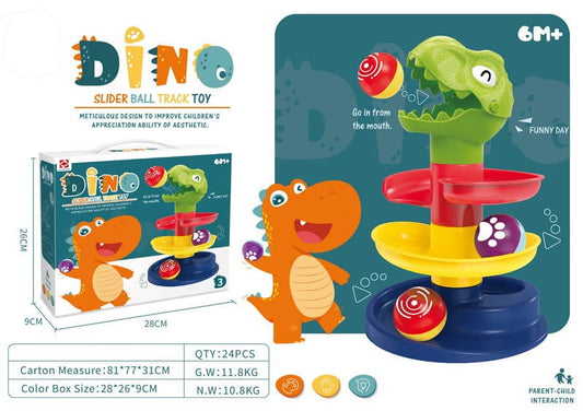 Dino Roll Ball Toy – Interactive Dinosaur Ramp Game for Kids -  Get deals pk
