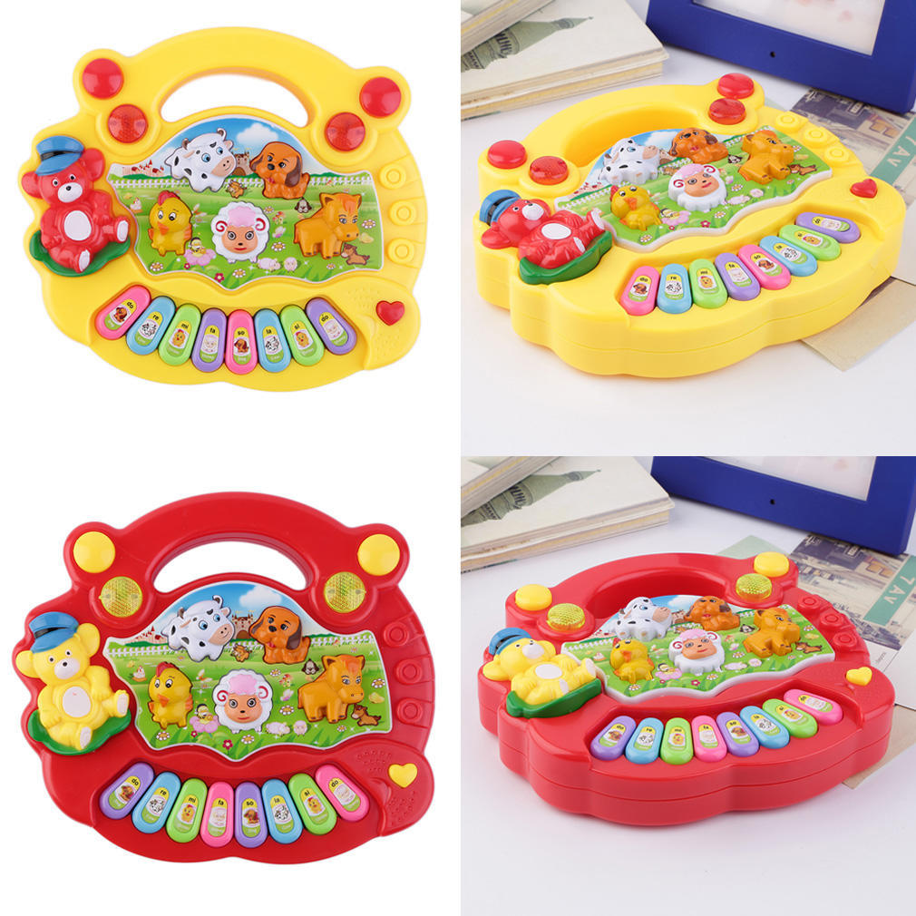Battery Operated Animal Piano Toy – Light, Sound & Music Playset for Kids (2 Colors) -  Get deals pk