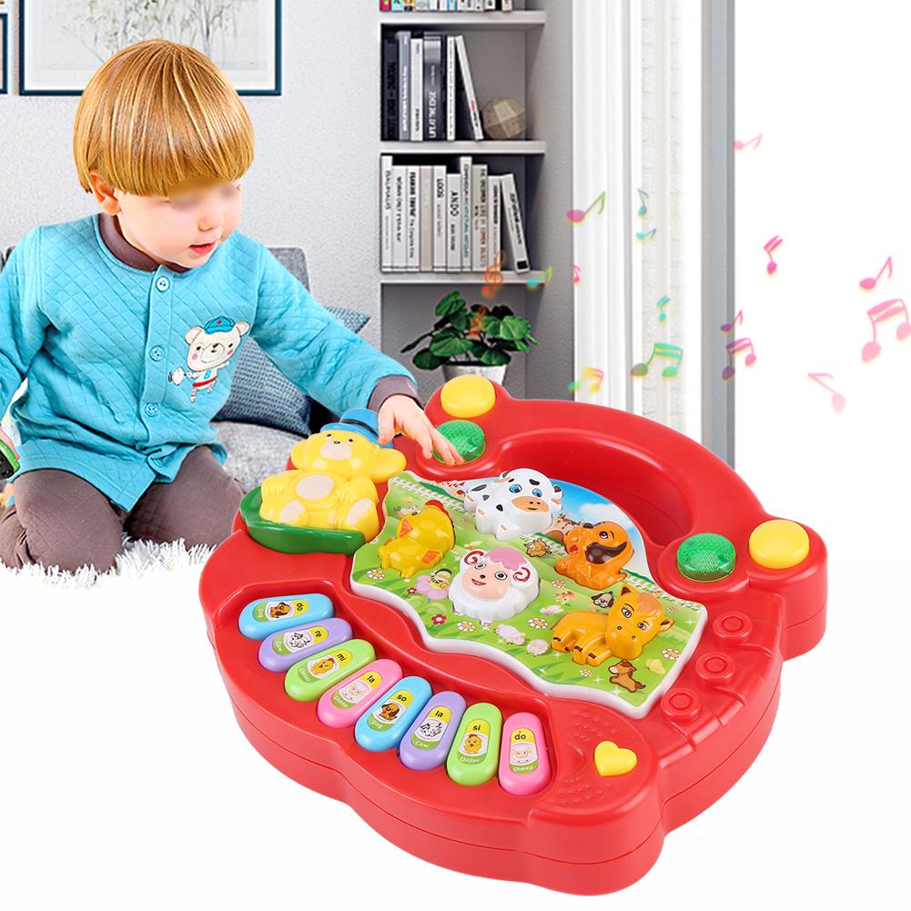 Battery Operated Animal Piano Toy – Light, Sound & Music Playset for Kids (2 Colors) -  Get deals pk