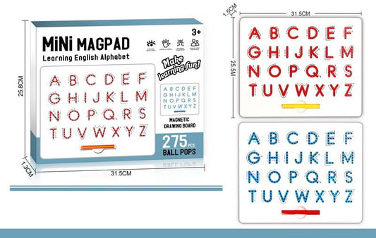 Magnetic Alphabet MagPad – English Letter Learning Board for Kids -  Get deals pk