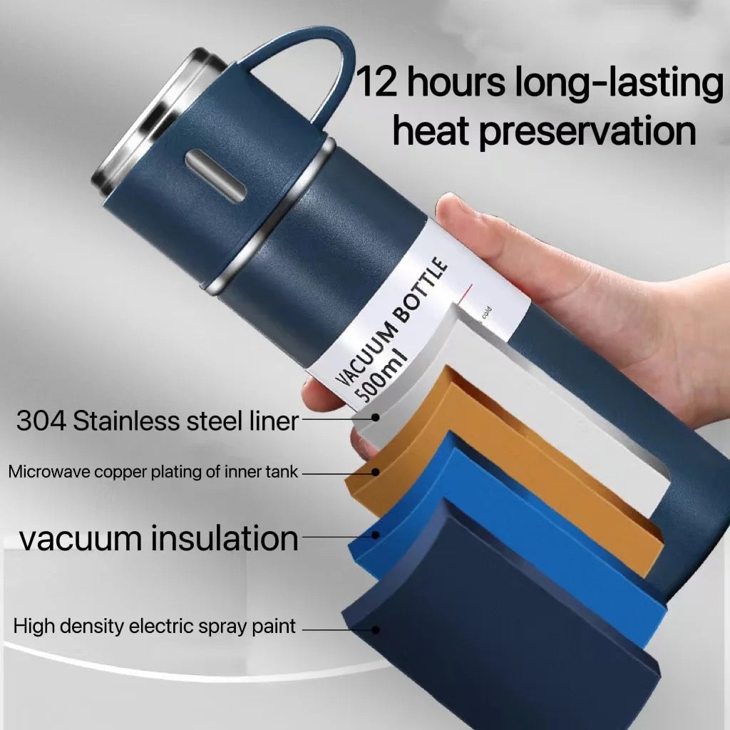 Stainless Steel Vacuum Flask Hot & Cold Thermos Bottle -  Get deals pk