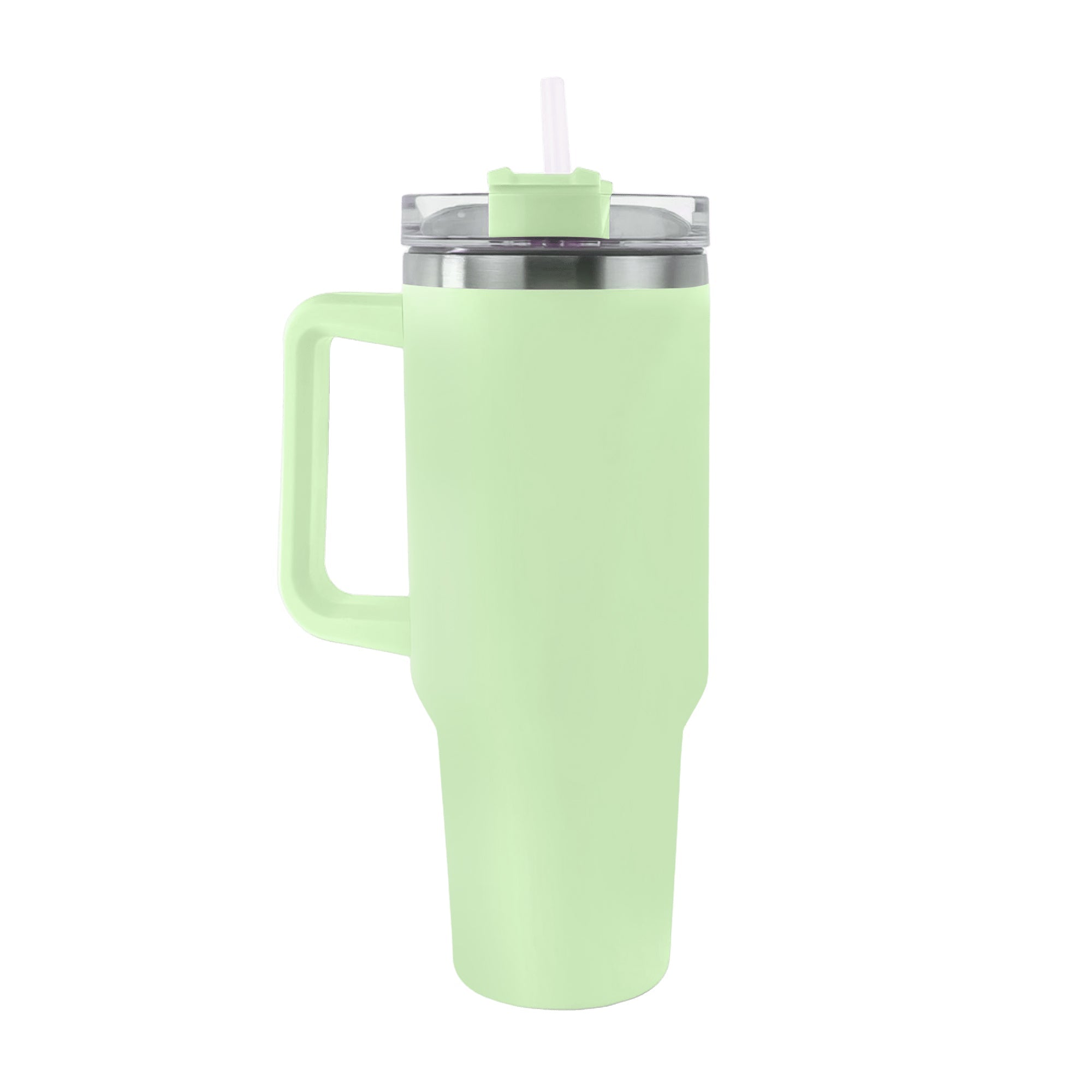 1200 ml Tumbler with Handle Straw(Random color)