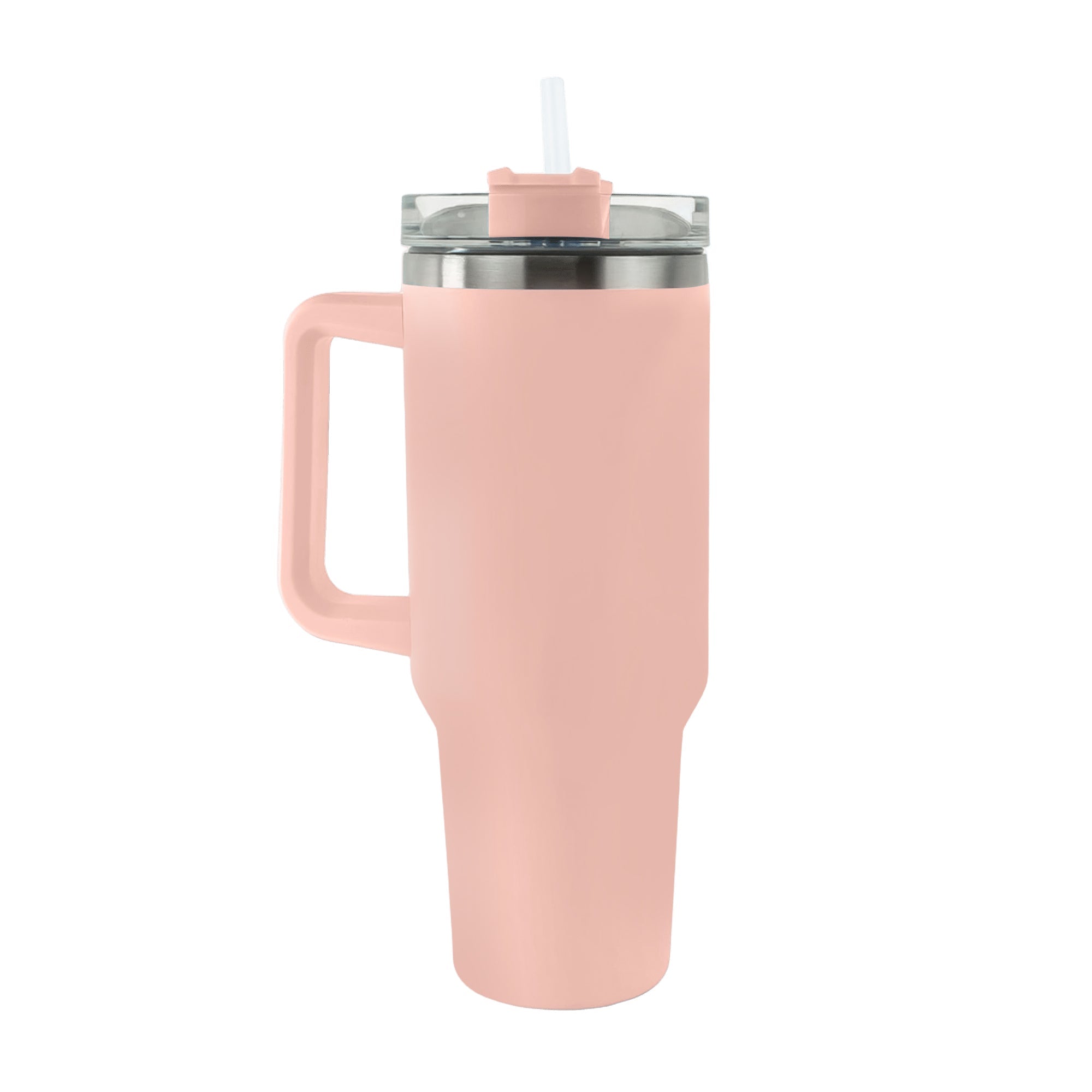 1200 ml Tumbler with Handle Straw(Random color)