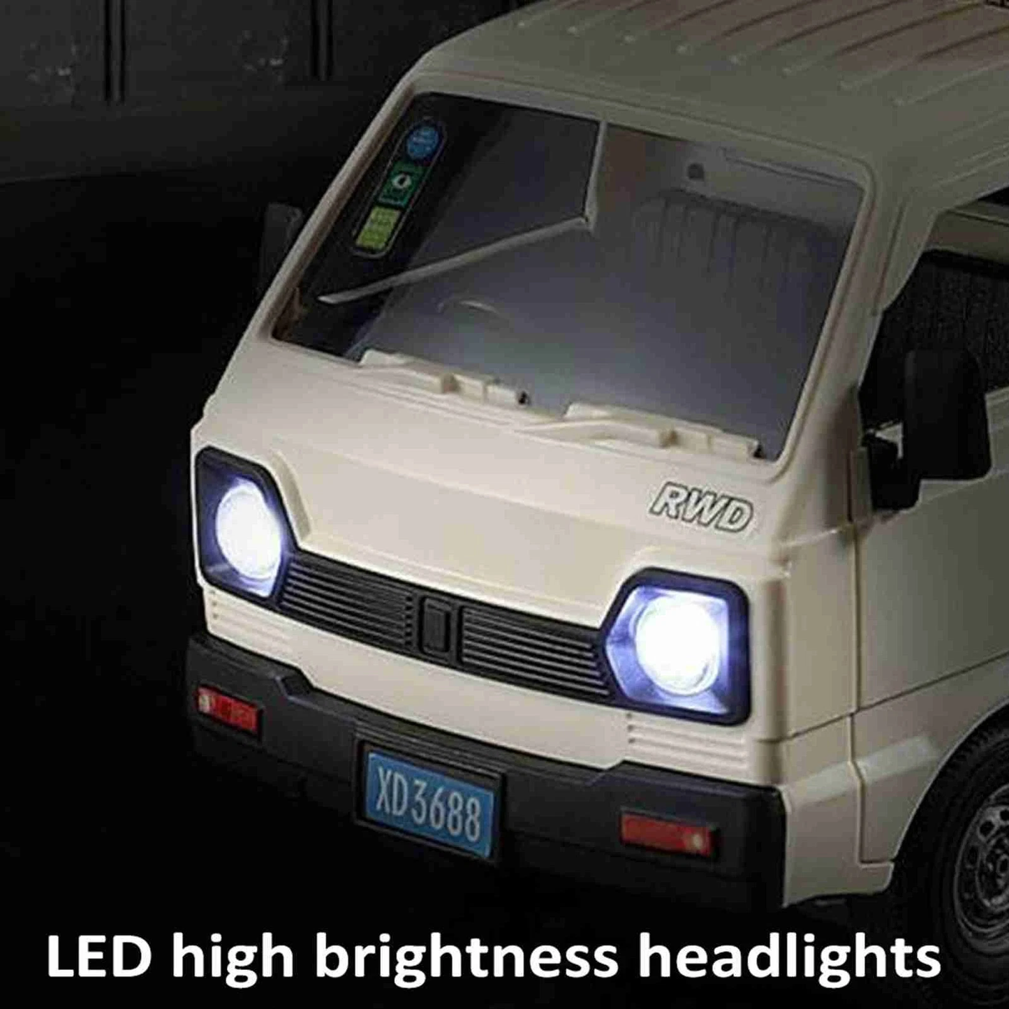 RC Transport Truck Cool Light Spray