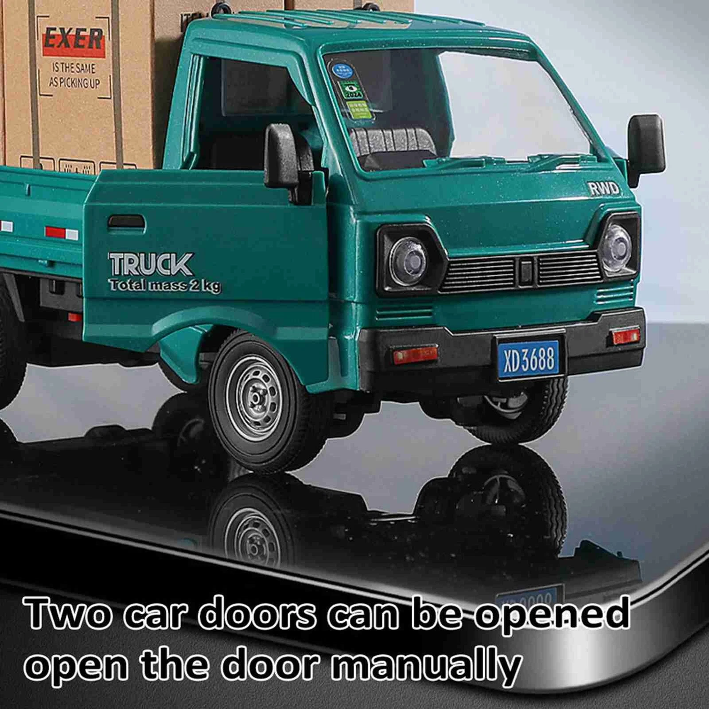 RC Transport Truck Cool Light Spray