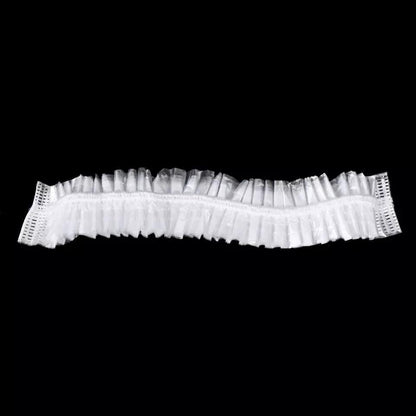 Set of 100 Plastic Stretchable Bowl Covers – Disposable Food Storage Wraps for Plates & Bowls