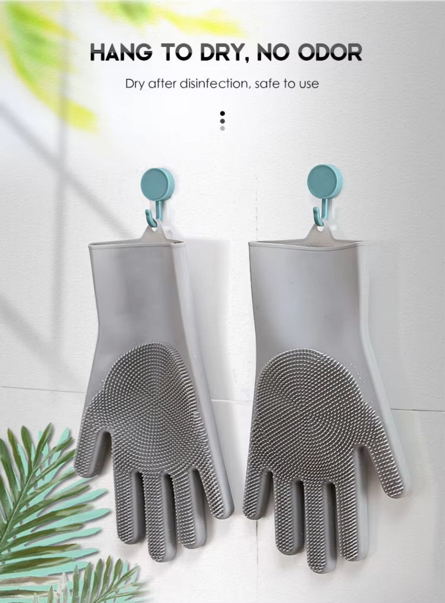 Silicone Dish Washing Gloves Non-Slip Waterproof Kitchen Gloves Pakistan

