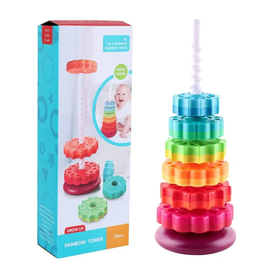 Spinning Rainbow Tower