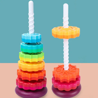 Spinning Rainbow Tower