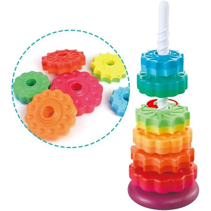 Spinning Rainbow Tower