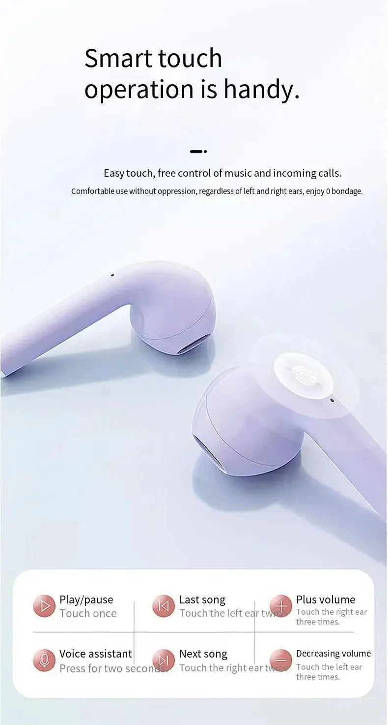 High-Tech Bluetooth Ear Pods (AT12 Plus) -  Get deals pk