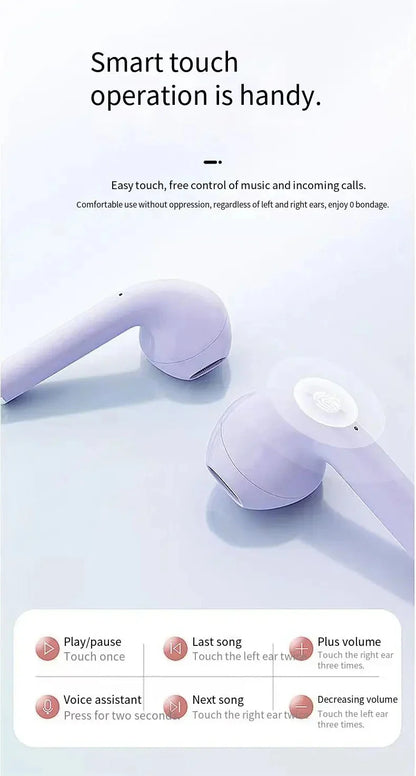 High-Tech Bluetooth Ear Pods (AT12 Plus) -  Get deals pk