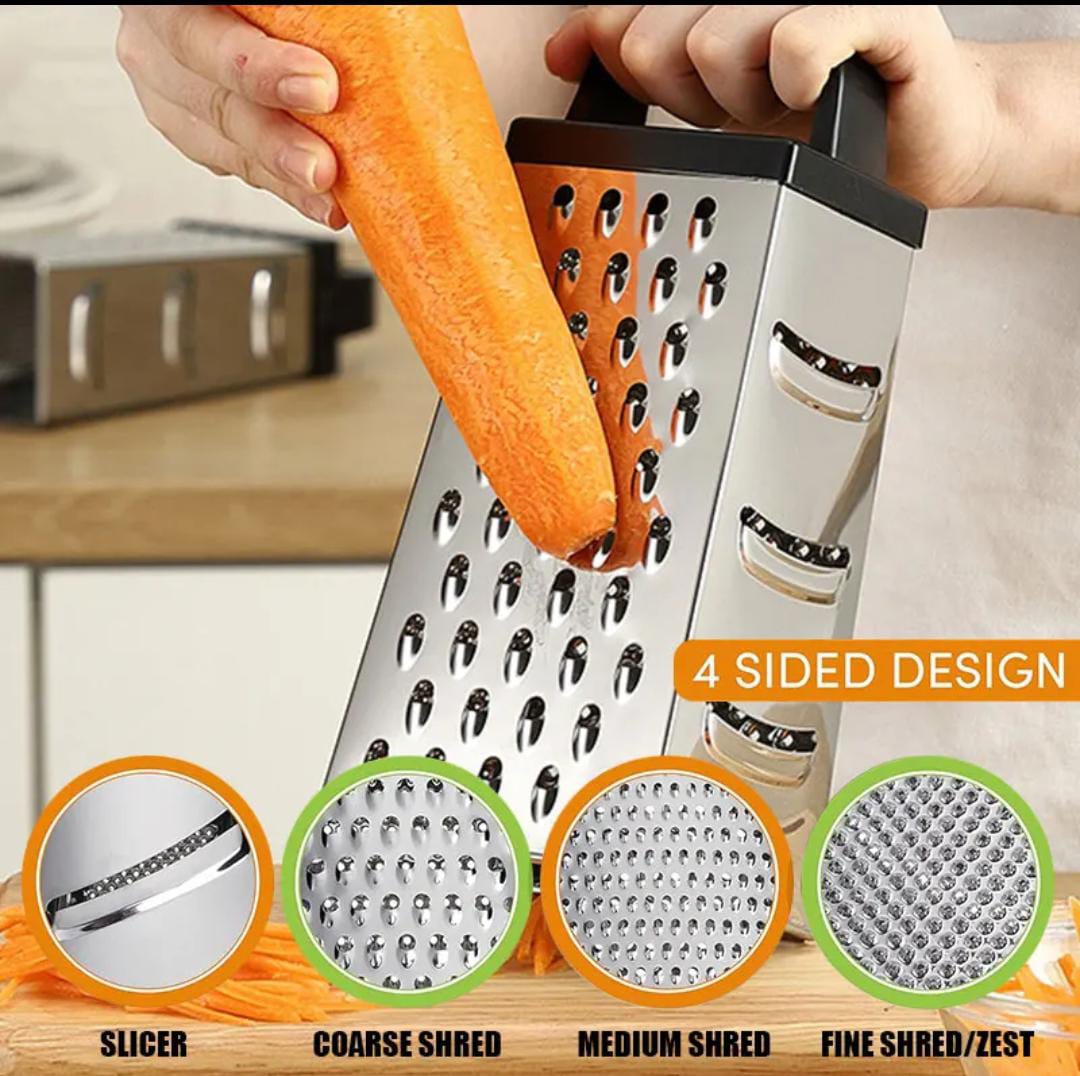 4 sided cheese grate & vegetable slicer