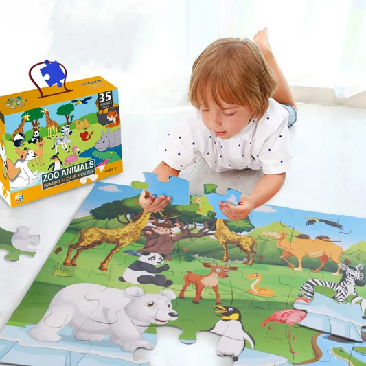 Zoo Animals Floor Puzzle