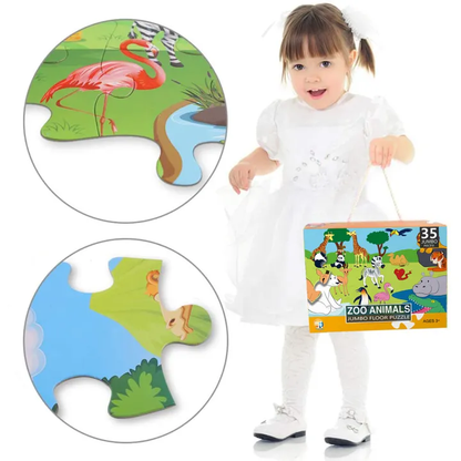 Zoo Animals Floor Puzzle