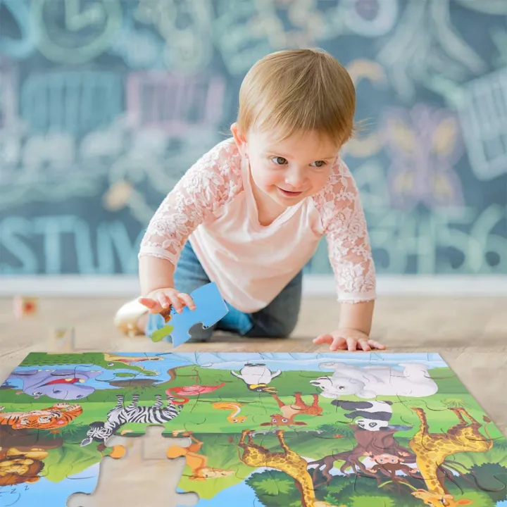 Zoo Animals Floor Puzzle