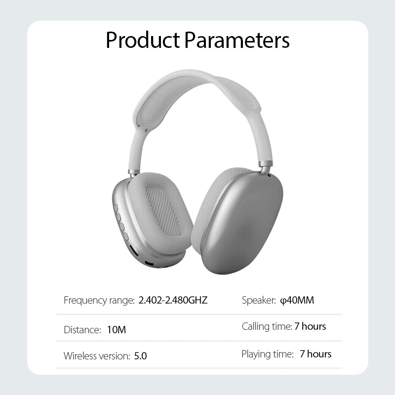 P9 Wireless Bluetooth Headphones – Deep Bass & Long Battery Life -  Get deals pk