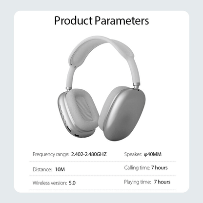 P9 Wireless Bluetooth Headphones – Deep Bass & Long Battery Life -  Get deals pk