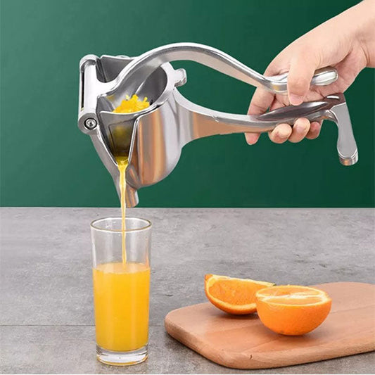 Heavy-Duty Hand Press Lime & Orange Juicer – Manual Aluminum Fruit Squeezer -  Get deals pk