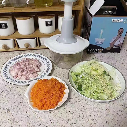Manual Hand Push Chopper | 1.5 L -  Get deals pk