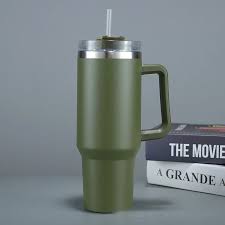 1200 ml Tumbler with Handle Straw(Random color)