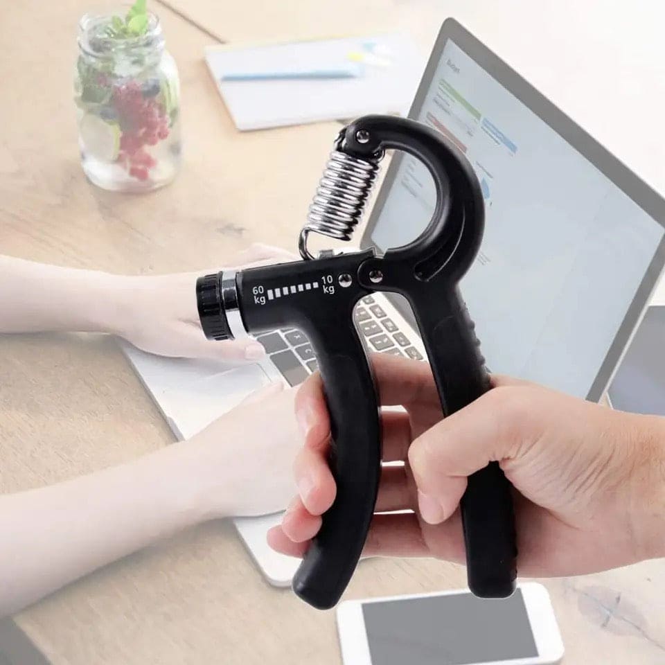Adjustable Hand Gripper Strengthener – R-Type Spring Grip, Wrist & Forearm Exerciser for Muscle Building, Rehab & Fitness Training -  Get deals pk