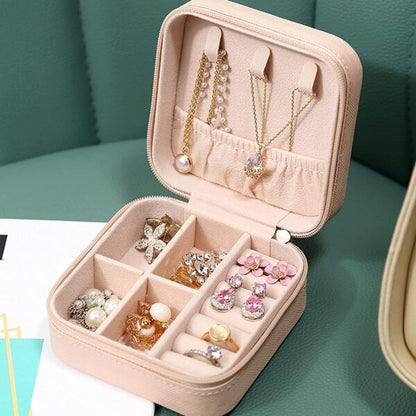 Portable Mini Leather Jewellery Box Organiser Case -  Get deals pk