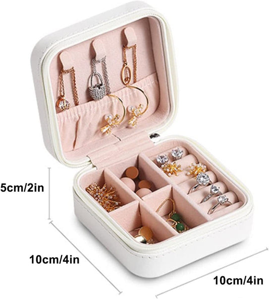Portable Mini Leather Jewellery Box Organiser Case -  Get deals pk
